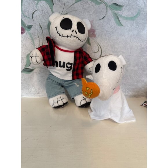 The Nightmare Before Christmas Build-A-Bear Bundle Jack Skellington Zero - Picture 1 of 7